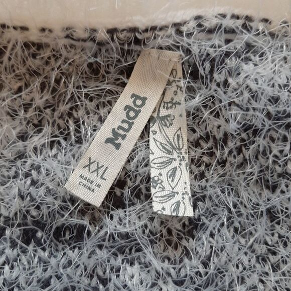 Mudd Fuzzy Zebra Print Sweater Plus Size XXL - Picture 4 of 8